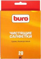 Салфетки_чистящие_BU-Udry_BURO, безворсовые, сухие, 20шт.