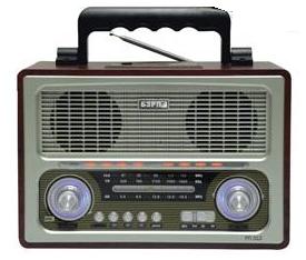 БЗРП РП-312BT УКВ 64-108МГц, бат. 4*R20, 220V, акб 1400mA/h, USB/SD/microSD/AUX