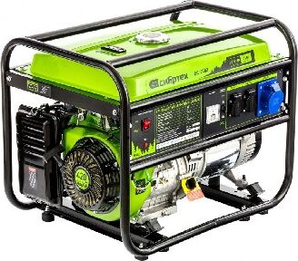 СИБРТЕХ Генератор бензиновый БС-8000, 6,6 кВт, 230В, 4-х такт., 25 л, ручной стартер 94547