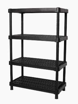 BLOCKER BR3804ЧР EXPERT вентилируемый 90*45 4 полки черный