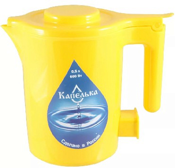 КАПЕЛЬКА, 0,5л., 600Вт, желтый