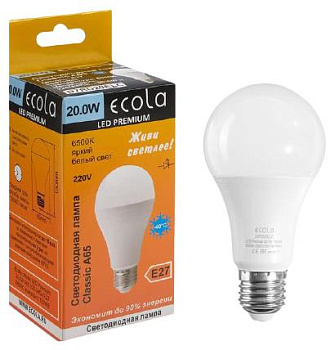 ECOLA D7RD20ELC CLASSIC LED PREMIUM 20W/A65/E27/6500K