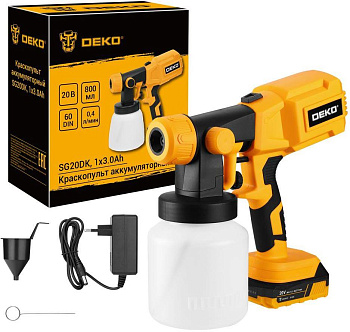 DEKO SG20DK, 20В, 800 мл, 1x3.0Ач 083-1133