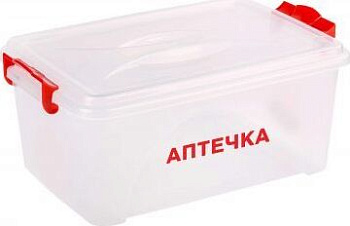 АЛЬТЕРНАТИВА М7372 Аптечка 7,5л прямоугольный (с ручками)
