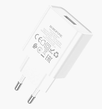 BOROFONE (6974443388640) BA74A Aspirer 1USB белый