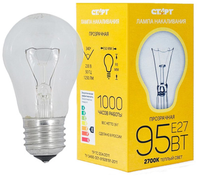 СТАРТ (11214) Б 95Вт Е27