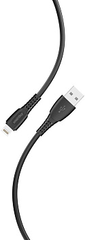 SMARTBUY (iK-512-S40b) S40 Lightning черный, 2.4 А, 1 м