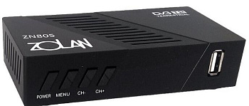 ZOLAN ZN 805 DVB-T2/Wi-Fi/IPTV/MEGOGO/YouTube, дисплей