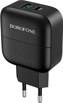 BOROFONE (6931474727336) BA46A Black СЗУ 1USB 3.0A QC3.0 быстрая зарядка