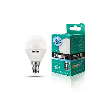 CAMELION (12393) LED8-G45/845/E14/4500К