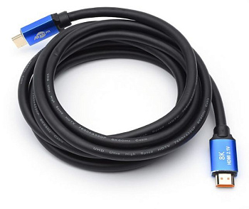 ATCOM (AT8882) Кабель HDMI 5 м (HIGH speed, Metal gold, блистер) 8K VER 2.1