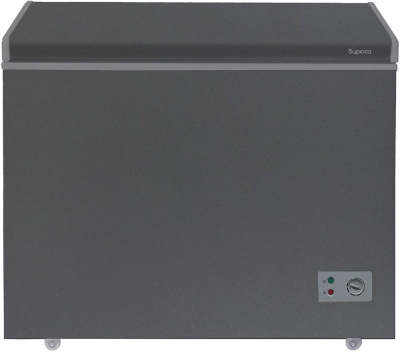 БИРЮСА W210KX 200л (ларь, глухай крышка) графит