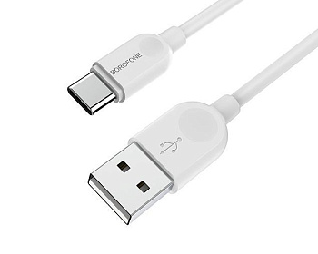BOROFONE (6957531089995) BX14 USB-Type-C 3A 1.0m - белый