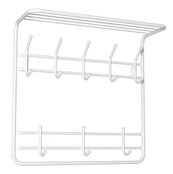 ЗМИ 2х ярусная с полкой 60 Белая ВСП 8