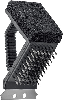 PALISAD Щетка для чистки гриля 3 в 1 (щетка, скребок, губка), Camping 69703