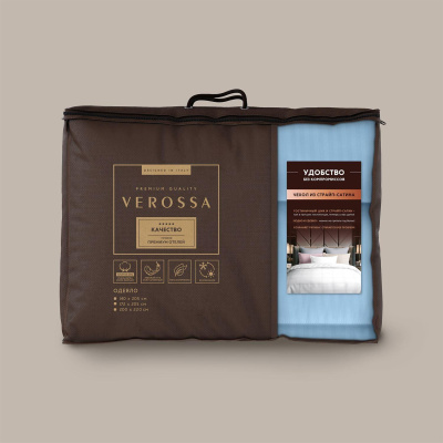 VEROSSA 935875 Hotel Line Одеяло 172/205 Sky Blue