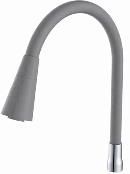 GOTA ROCIO 573 Излив д/кухни cиликоновый серый 2 реж. 52см европодвес 1/20