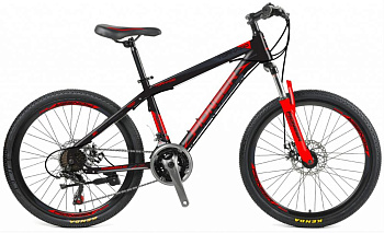 PIONEER TORNADO 24"/14" black-red-gray