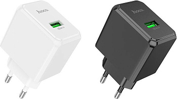 HOCO (6942007603683) CS12A 1USB 3.0A QC3.0 18W Black