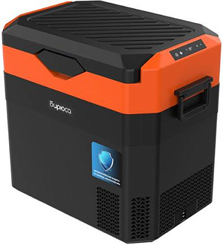 БИРЮСА НС-38P7 38л Автохолодильник оранжево-черный