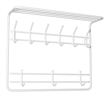 ЗМИ 2х ярусная с полкой 80 Белая ВСП 9