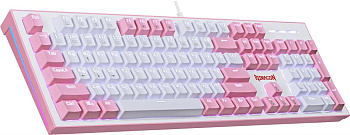 REDRAGON (70821) Hades Бело-розовая, тихая, 104 кн.