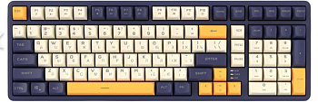 RITMIX RKB-602BL Dark Blue синий-оранжевый-бежевый
