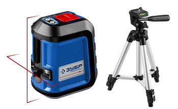 ЗУБР КРЕСТ-15 нивелир лазерный , суперкомпакт(34902-3_z01)