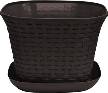 VIOLET "Ротанг" 9,1 л с поддоном (венге) 369105