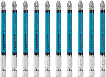 GROSS Бита PZ2х90мм, сталь S2, кругл.,10 шт. 112001