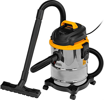 DENZEL SVC15, 1200 Вт, бак 15 л, шланг 2 м 28201