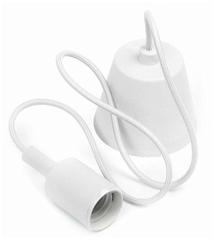 SMARTBUY (SBE-CLHE27s-w) подвес с патроном e27, 1 м, белый