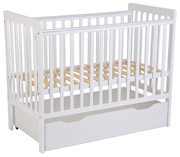 POLINI Кроватка детская Polini kids Simple 310-03, белый (1 кор.)