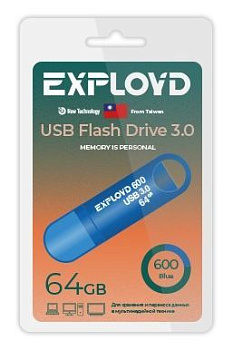 EXPLOYD EX-64GB-600-Blue USB 3.0