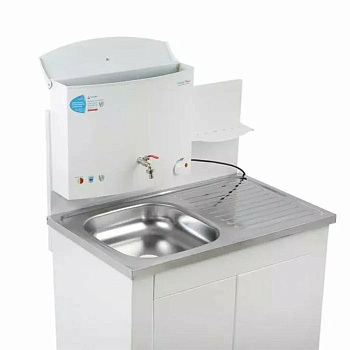 АКВАТЕКС ДУЭТ (бак антикорроз. без ЭВН+мойка нерж.) белый