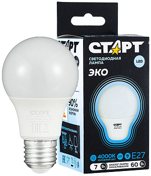 СТАРТ LEDGLSE27 7W 40 WS
