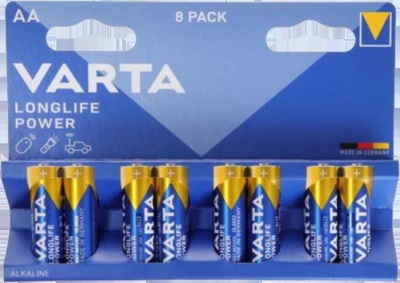 VARTA (04906121418) BL8 LR6 LONGLIFE POWER HIGH ENERGY ALKALINE (4906)