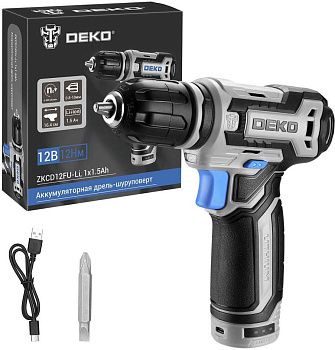 DEKO ZKCD12FU-Li, 12В, 1х1.5Ач 063-4141
