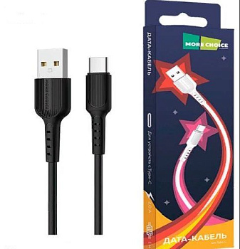MORE CHOICE (4627151192895) K26a USB (m)-Type-C (m) 1.0м, черный
