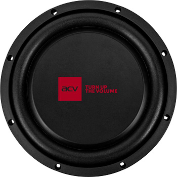 ACV SW-10D2F SLIM 25см/RMS 300Wt/2+2Om/SPL 87дБ