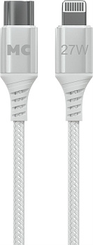 MORE CHOICE (4620202554192) K69ia 2м USB 3.0A PD 27W для Lightning ng 8-pin Type-C - 2м , белый