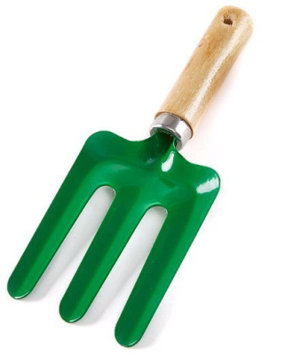 DELTA ИР-4002 Вилка садовая "Зеленый луг" (сталь+дерево)