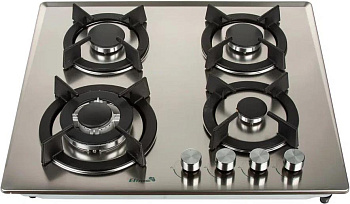 ELTRONIC (33-14) 4 конфорки, нержавеющая сталь