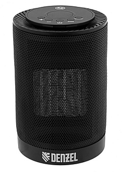 DENZEL DTFC-1200 Тепловентилятор электрический керамический , 3 режима, вентилятор, нагрев 600/1200 Вт 96418