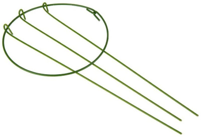 INBLOOM Поддержка для растений d14см, h28см, металл 32х15х4 154-056