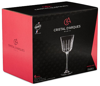 CRISTAL DARQUES Q4341 Набор бокалов для вина RENDEZ-VOUS 6шт 250мл