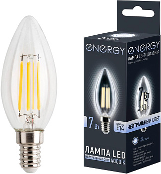 ENERGY LED С35F-7-E14-4000 (109297)