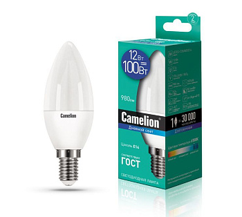 CAMELION (13691) LED12-C35/865/E14/12Вт/6500К