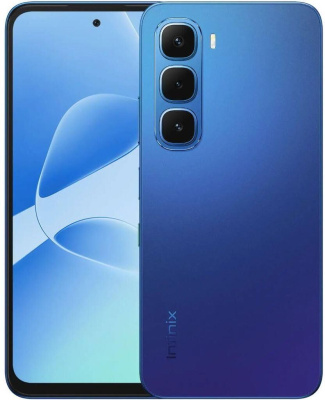 INFINIX 6.7" Смартфон Hot 60i 4/128Gb, X6728, NFC, IPS, 120Гц, 5160мAч, синий