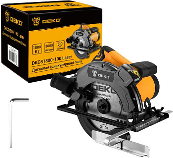 DEKO DKCS1800-190 Laser 1800Вт, 190мм диск, лазерный указатель 083-1011